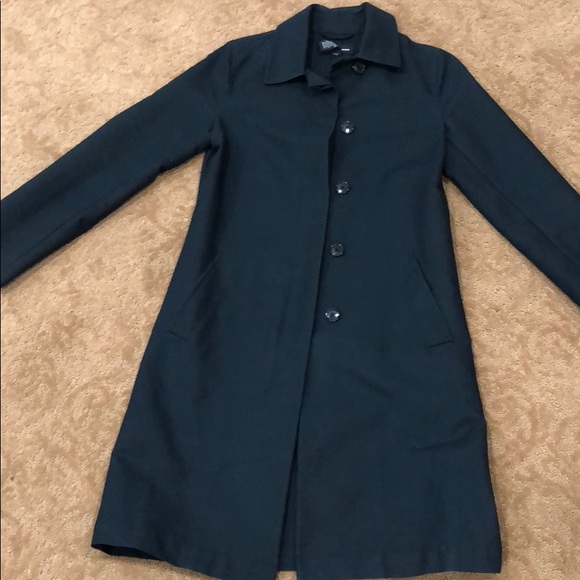 Club Monaco Jackets & Blazers - Black knee length trench coat